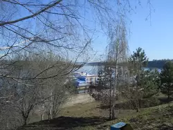 Вид на пристань в Павлово