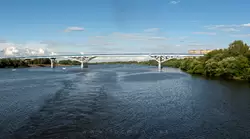Дубненский мост через Волгу