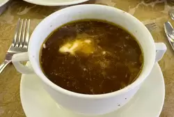 Суп на ужин, ресторан теплохода «Василий Суриков»