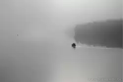 Река Свирь в Тумане
