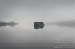 Река Свирь в тумане