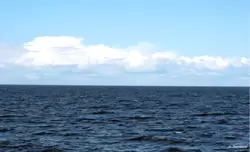 На Ладожском озере не видно берегов