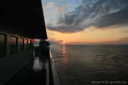 Закат на Ладожском озере