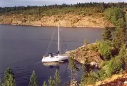 Яхты на Ладожском озере