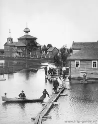 Наводнение на Ладожском канале, 1908 г.