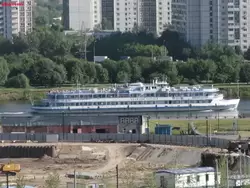 Теплоход «Василий Чапаев» на Москве-реке