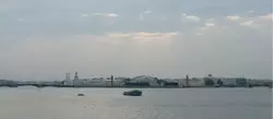 Вид на Стрелку Васильевского острова с Троицкого моста