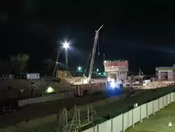 Строительство второй нитки Кочетовского гидроузла