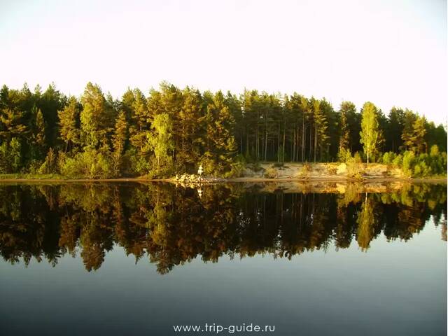 Волго-Балтийский канал, фото отражения