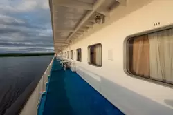 Шлюпочная палуба теплохода «Волга Стар»